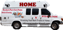 Home dog grooming button
